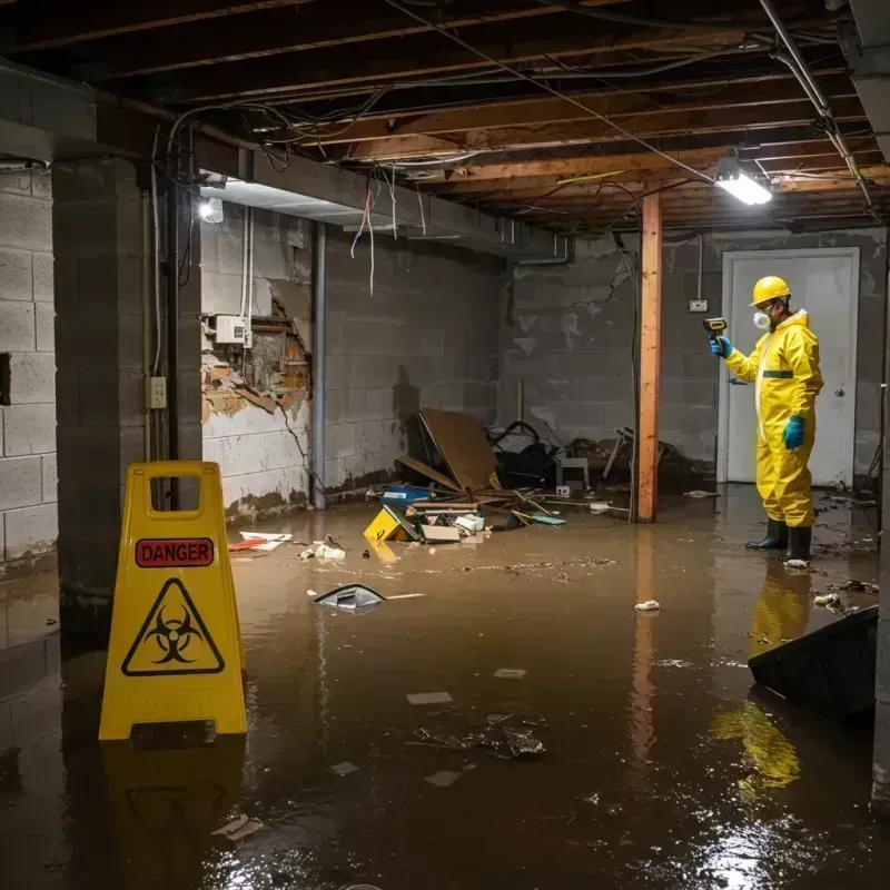 Flooded Basement Electrical Hazard in Applewood, CO Property