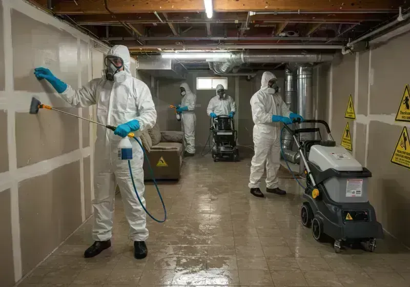 Basement Moisture Removal and Structural Drying process in Applewood, CO